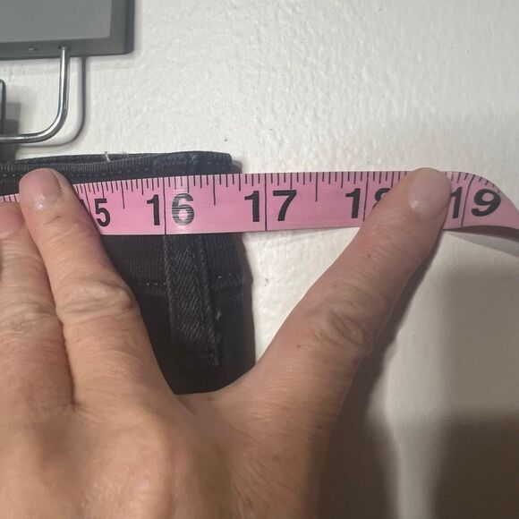 Pilcro the Icon Black Jeans Sz 32 Button Fly - Picture 7 of 11